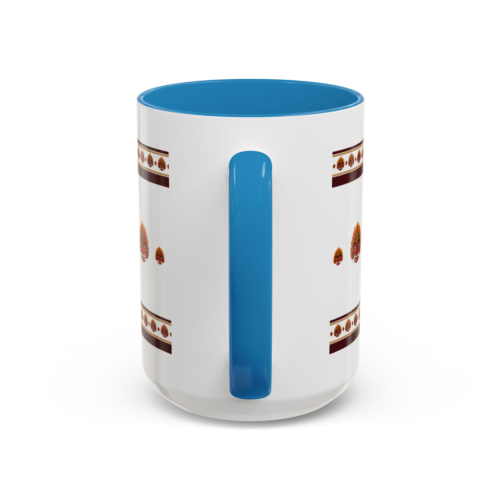 Raksha Mask Accent Coffee Mug Sri Lankan Design