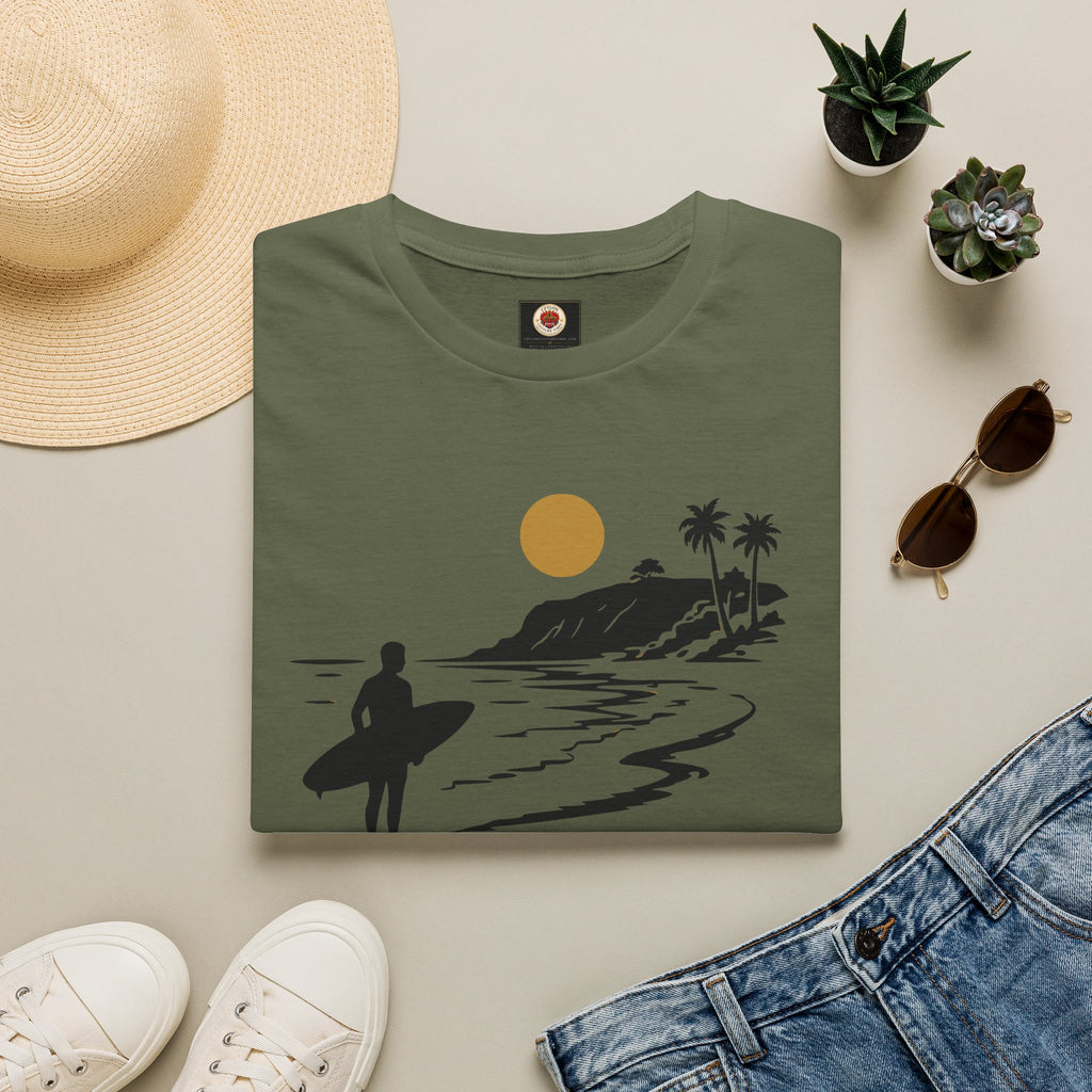 Sri Lanka Surf  Unisex T-Shirt  Surf Explore Repeat Beach Tee