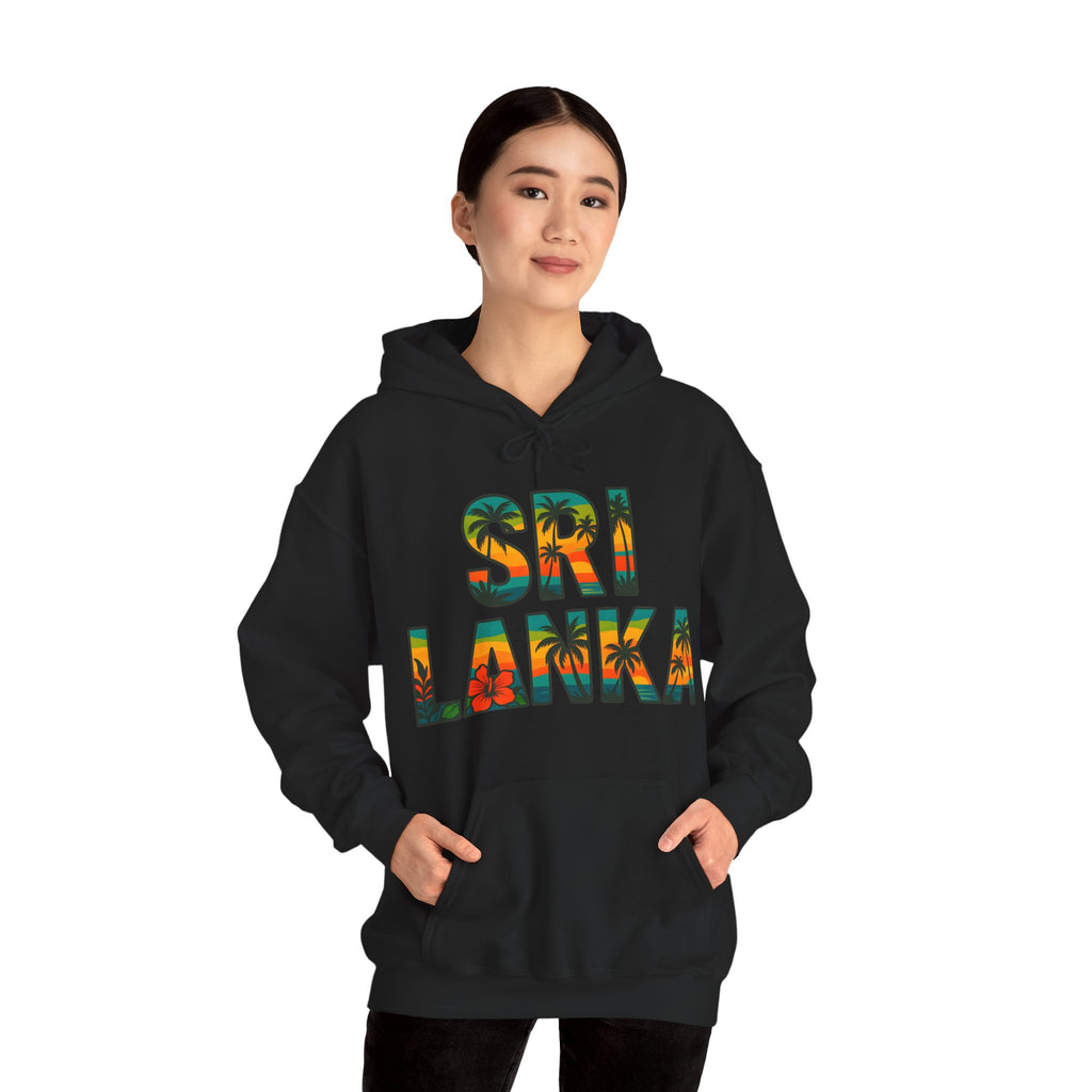 Sri Lanka Tropical Graphic Hoodie | Unisex Heritage Gift