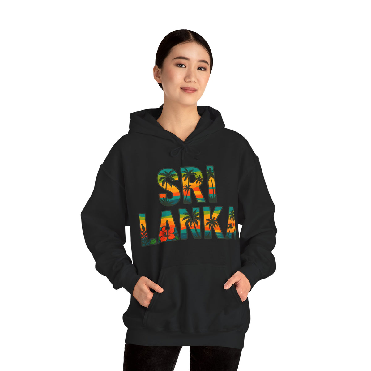 Sri Lanka Tropical Graphic Hoodie | Unisex Heritage Gift