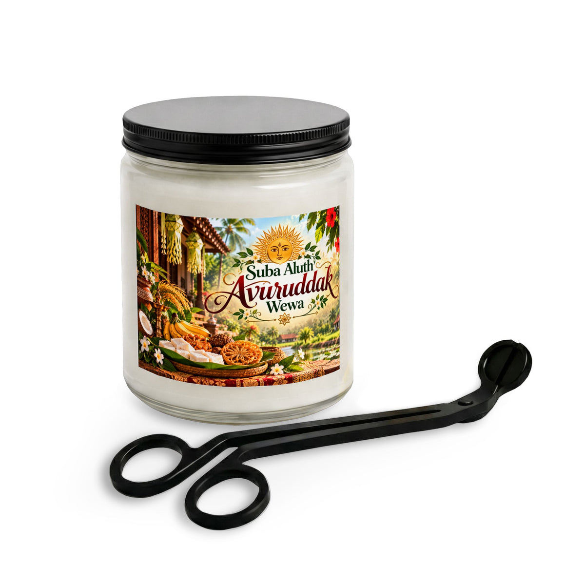 Suba Aluth Ayurwudak Wewa Candle Set with Wick Trimmer