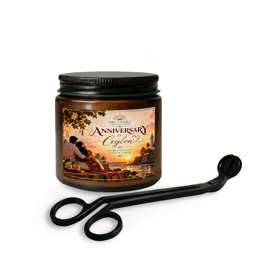 Anniversary Ceylon Candle Set with Wick Trimmer