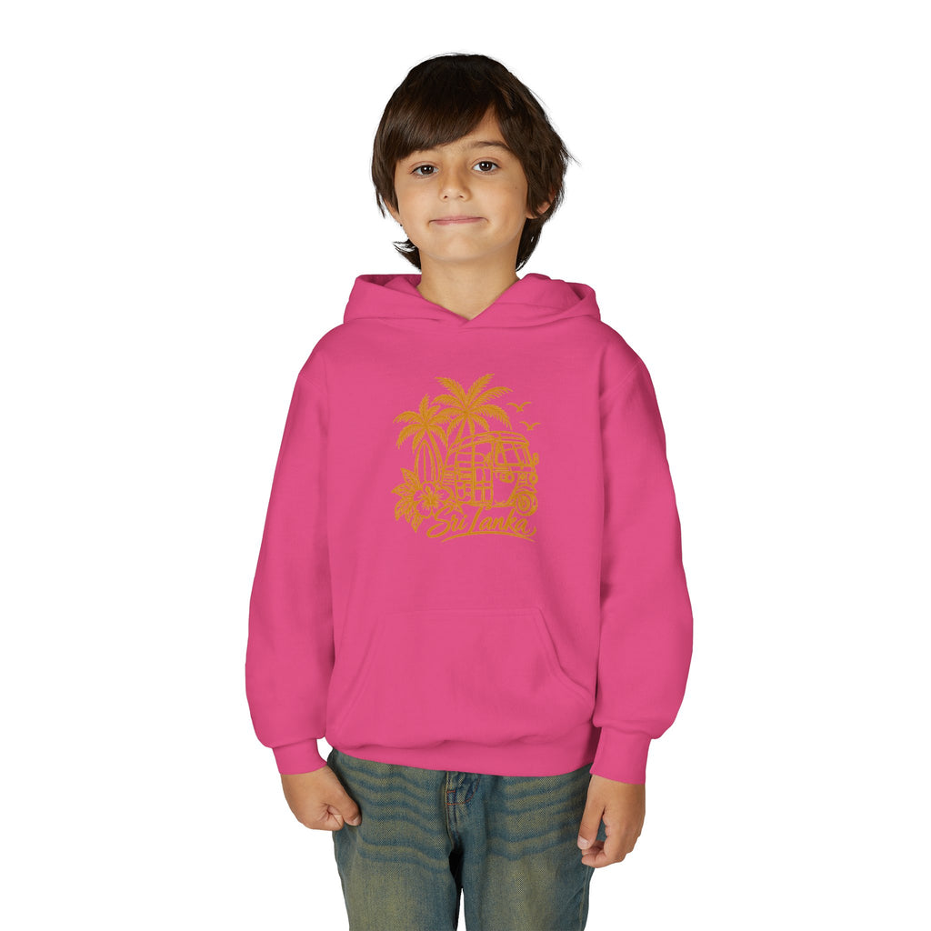 Sri Lanka Kids Hoodie Tropical Palm Tree Island Design