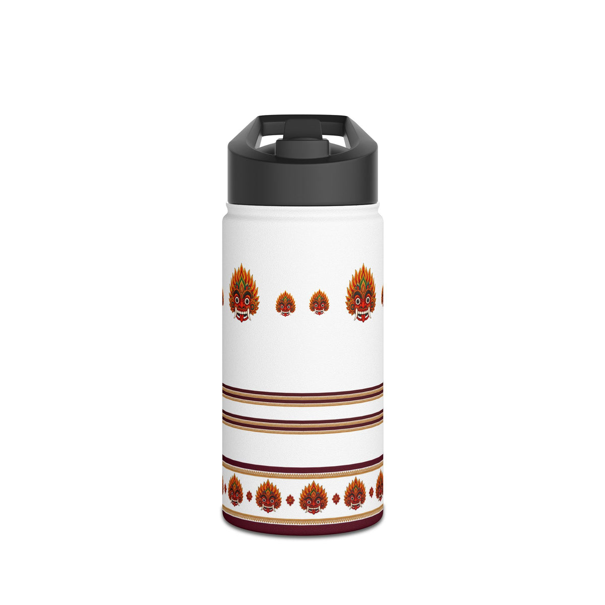 Raksha Mask Stainless Steel Water Bottle  Standard Lid