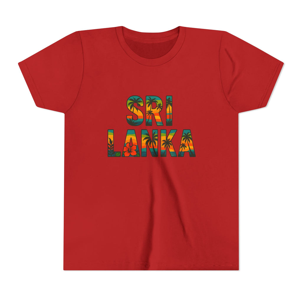 Sri Lanka Tropical Youth T-Shirt | Kids’ Heritage Gift