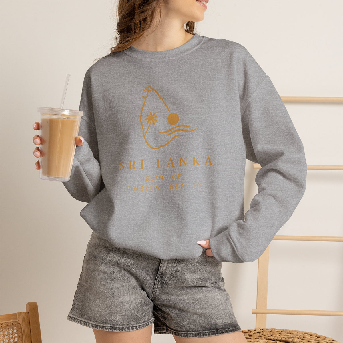 Sri Lanka Sunset Unisex Crewneck Sweatshirt Island Beauty