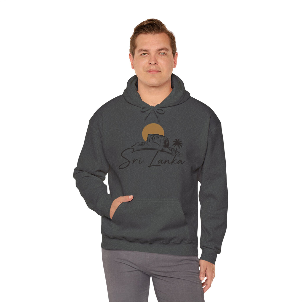 Sri Lanka Sunset Unisex Hoodie Palm Tree Beach Sweatshirt