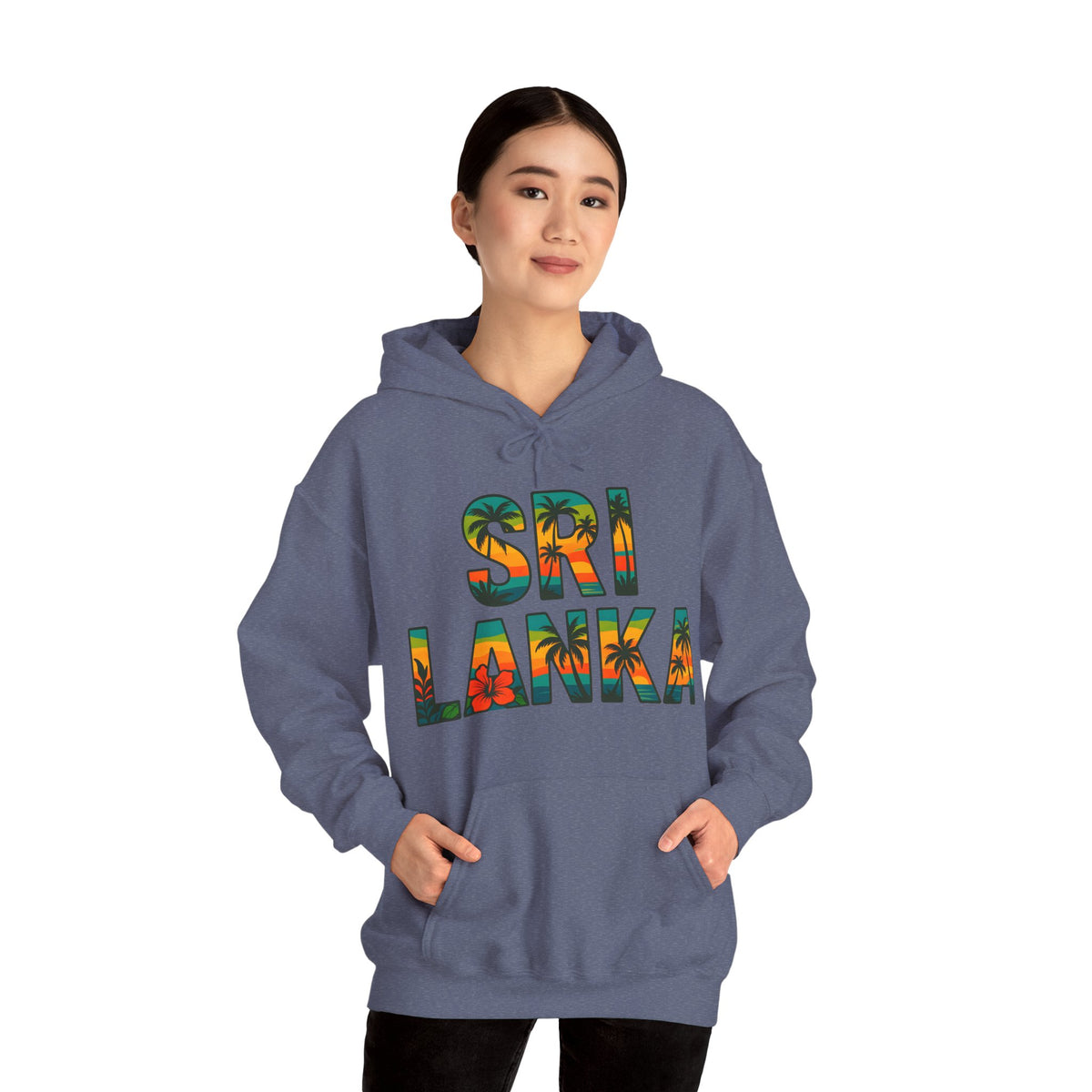 Sri Lanka Tropical Graphic Hoodie | Unisex Heritage Gift