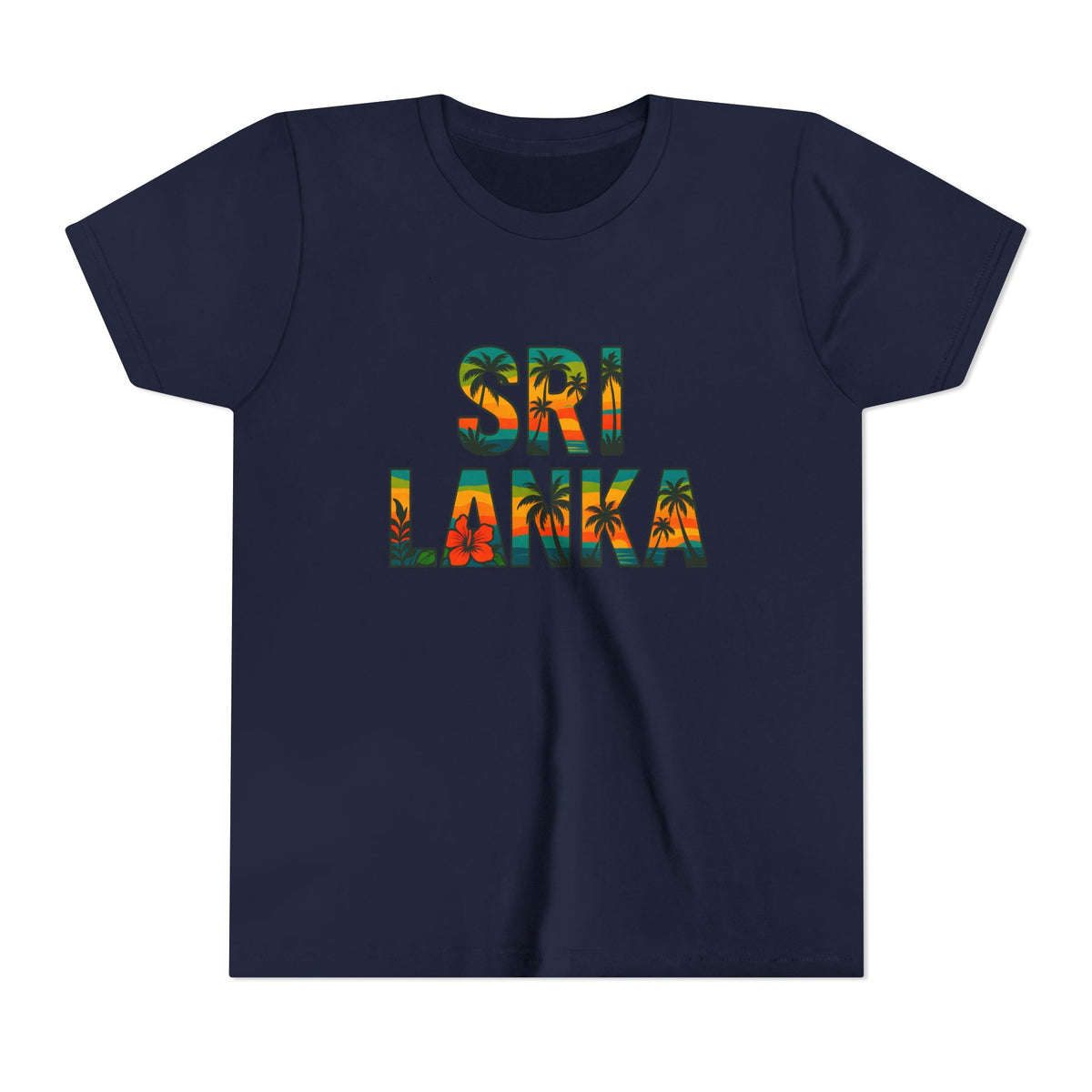 Sri Lanka Tropical Youth T-Shirt | Kids’ Heritage Gift