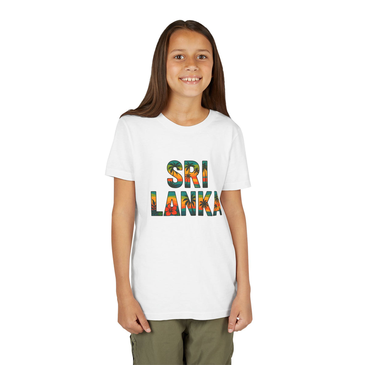Sri Lanka Tropical Youth T-Shirt | Kids’ Heritage Gift