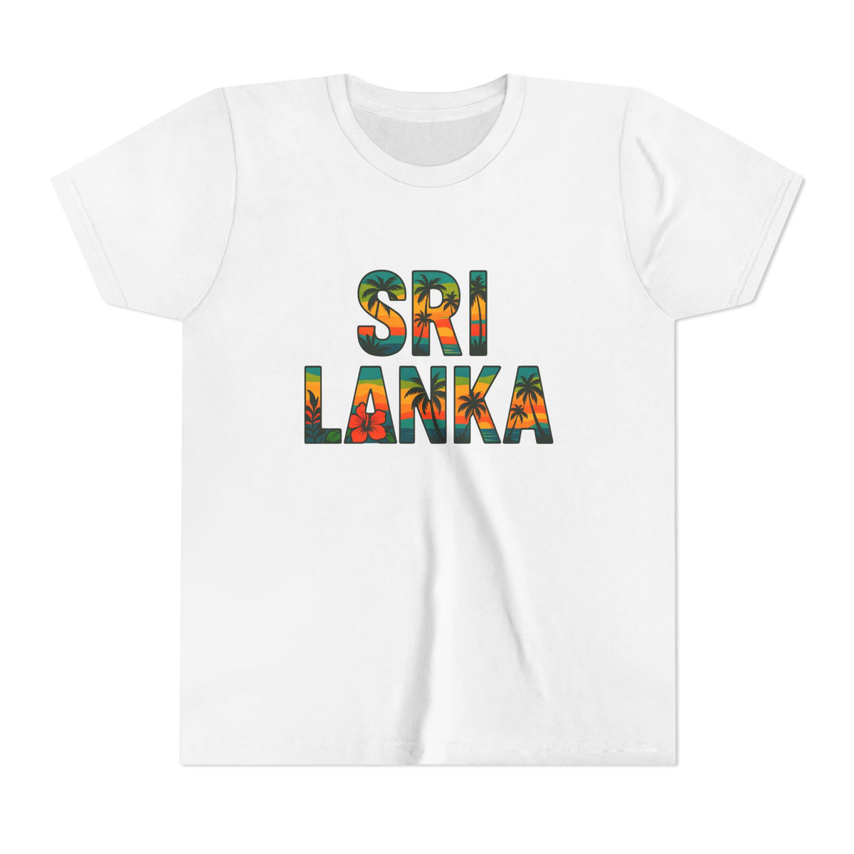 Sri Lanka Tropical Youth T-Shirt | Kids’ Heritage Gift