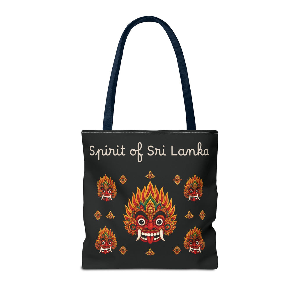 Sri Lankan Gift Tote Bag Spirit of Sri Lanka Raksha Mask Design