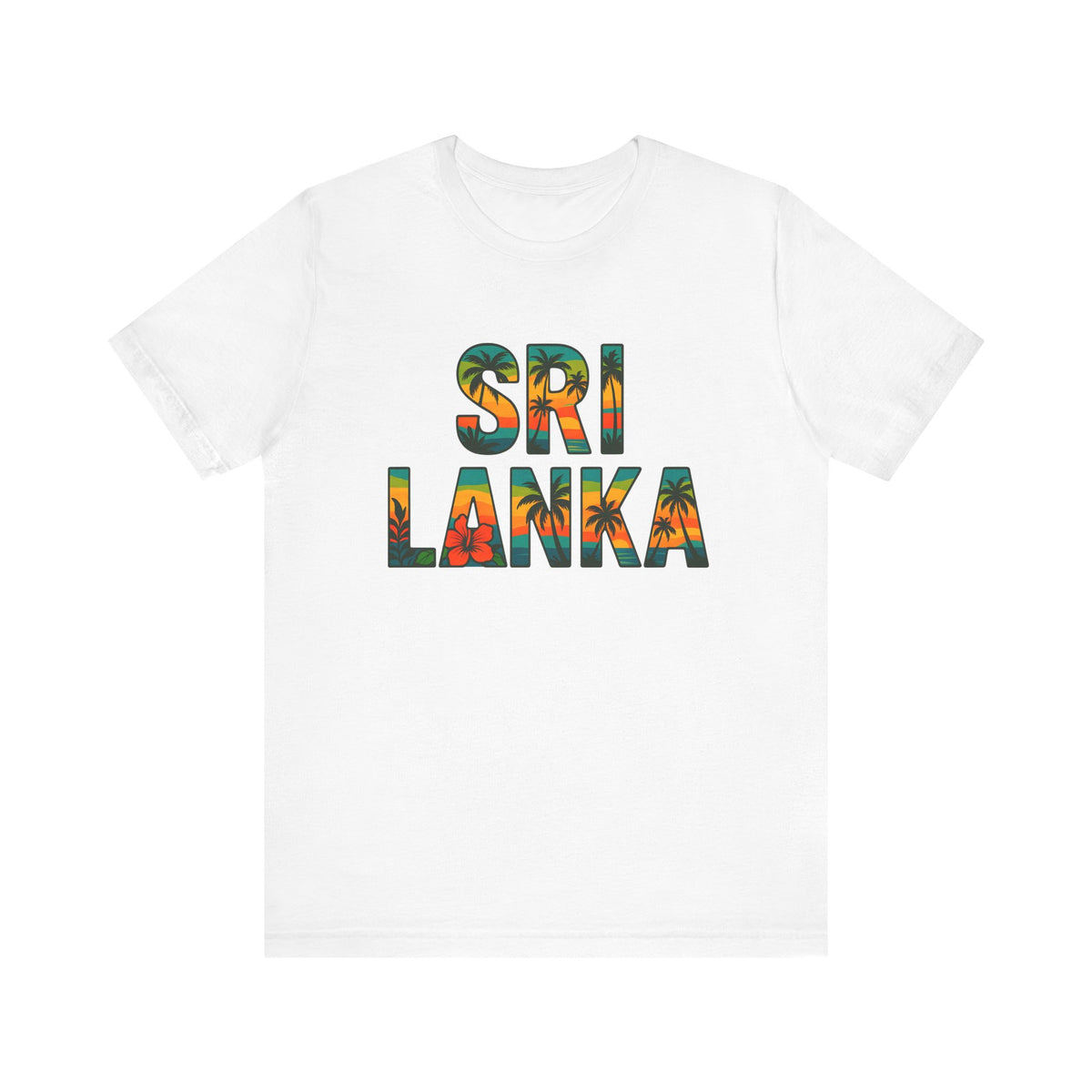Sri Lanka Tropical Graphic T-Shirt | Unisex Heritage Gift