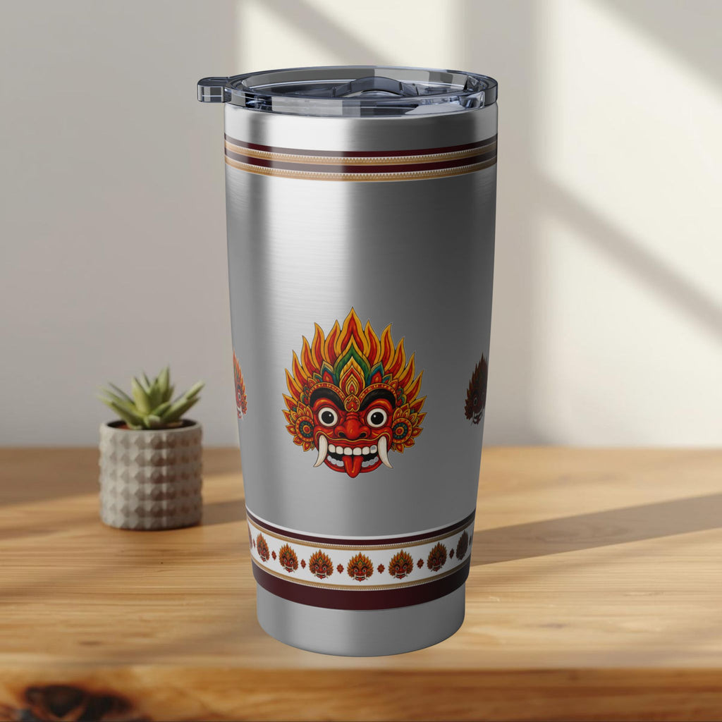 Raksha Guardian Tumbler Sri Lankan Devil Dance Mask
