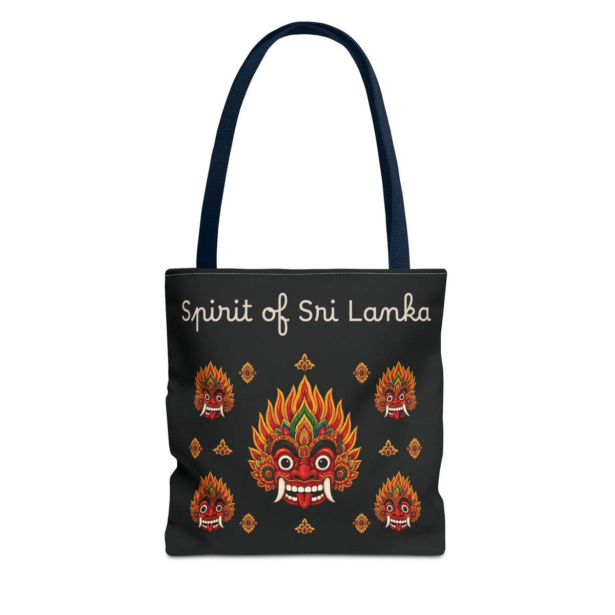 Sri Lankan Gift Tote Bag Spirit of Sri Lanka Raksha Mask Design