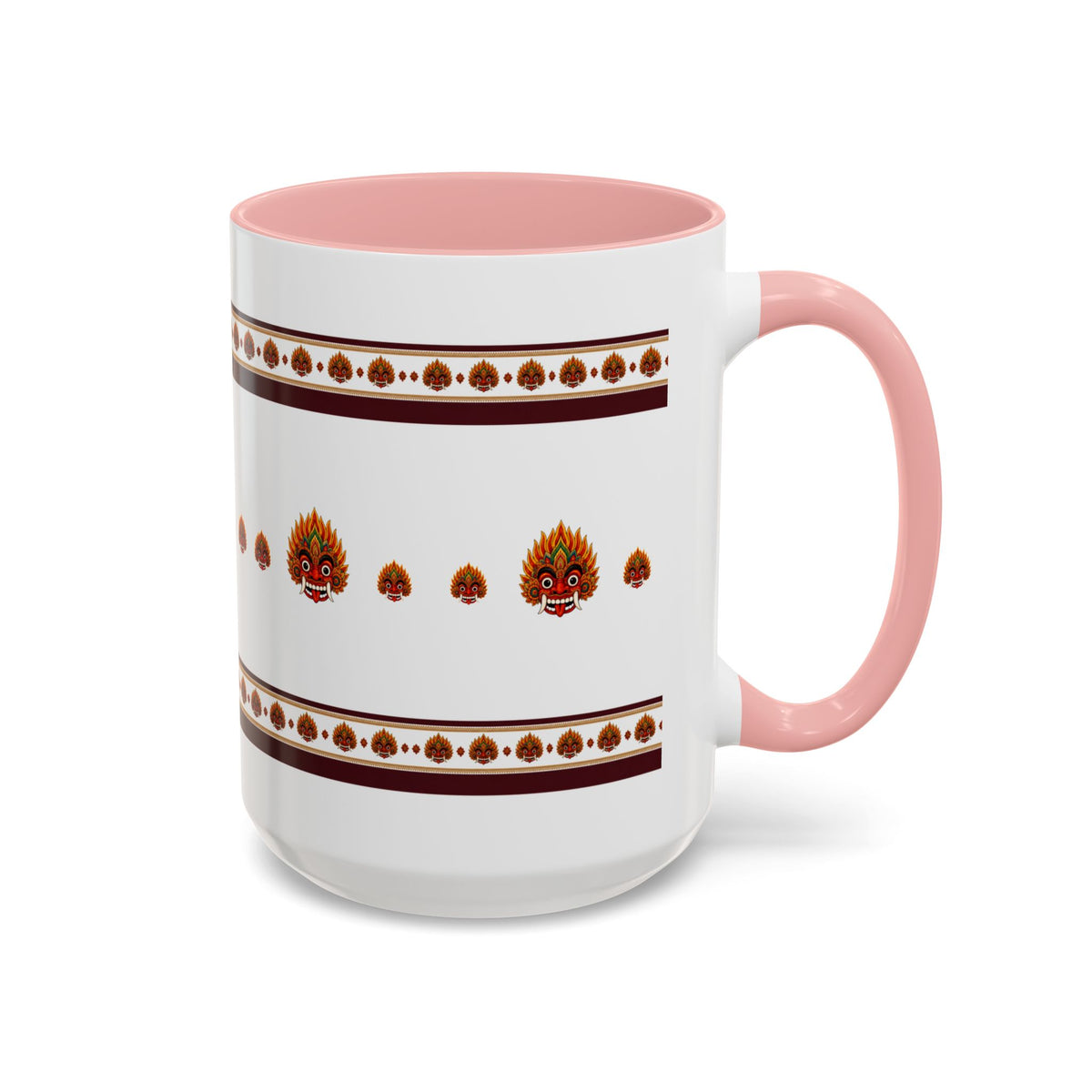 Raksha Mask Accent Coffee Mug Sri Lankan Design