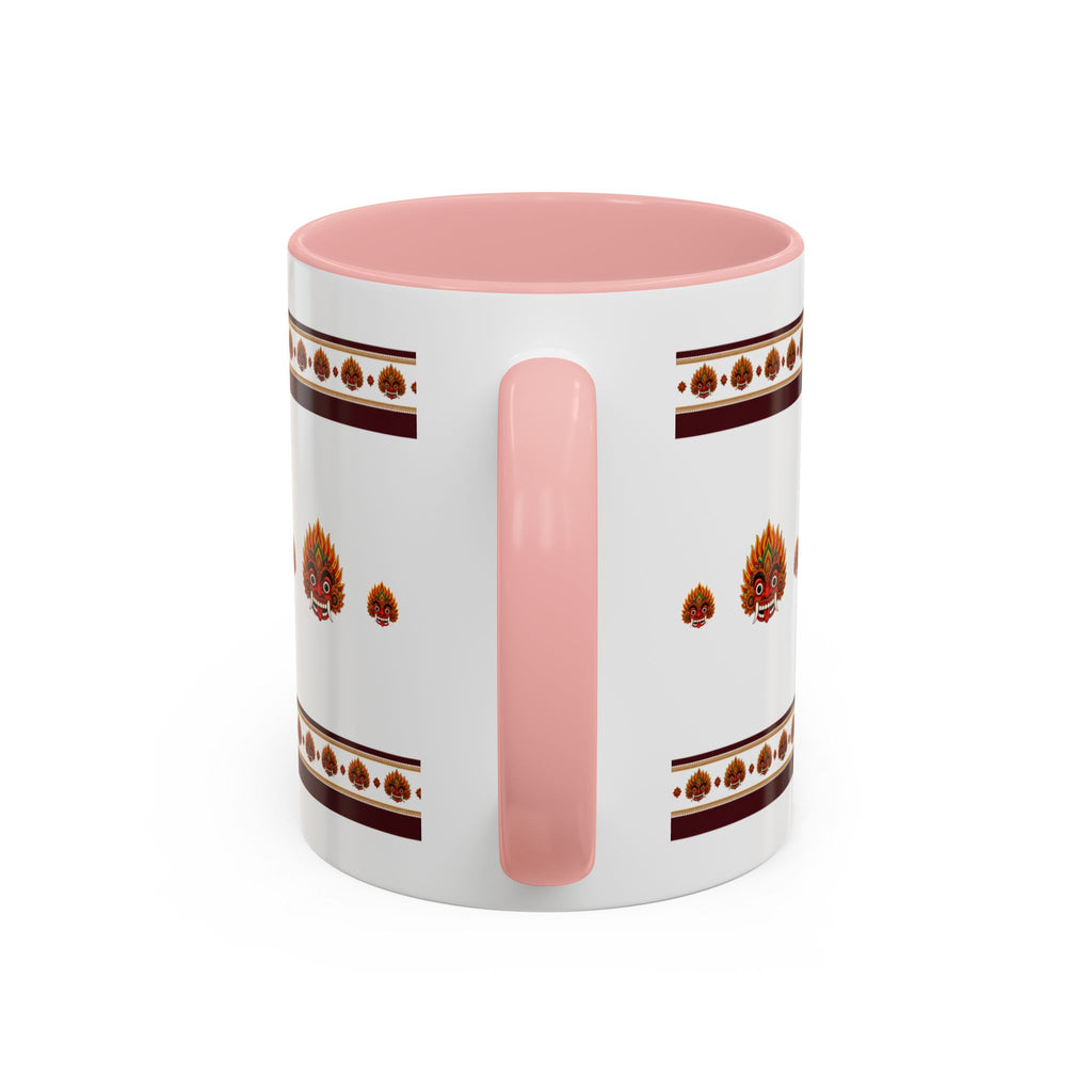 Raksha Mask Accent Coffee Mug Sri Lankan Design