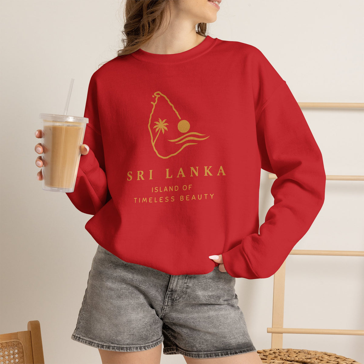 Sri Lanka Sunset Unisex Crewneck Sweatshirt Island Beauty