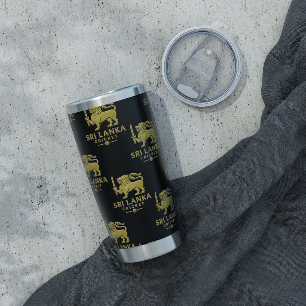 Sri Lanka Cricket Gift | Lion Crest 20 oz Travel Tumbler