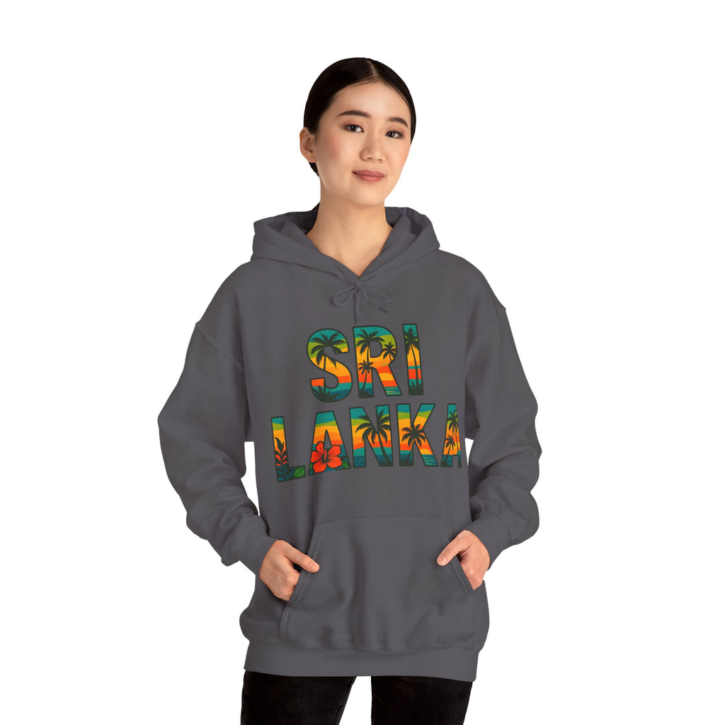 Sri Lanka Tropical Graphic Hoodie | Unisex Heritage Gift