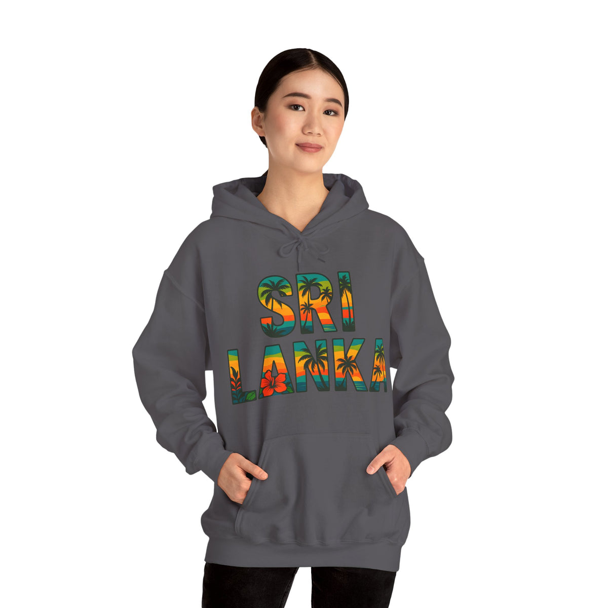 Sri Lanka Tropical Graphic Hoodie | Unisex Heritage Gift