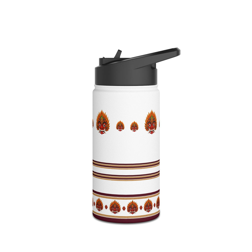 Raksha Mask Stainless Steel Water Bottle  Standard Lid