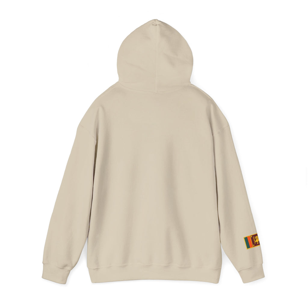 Sri Lanka Elephant Unisex Hoodie Gold Heritage Design