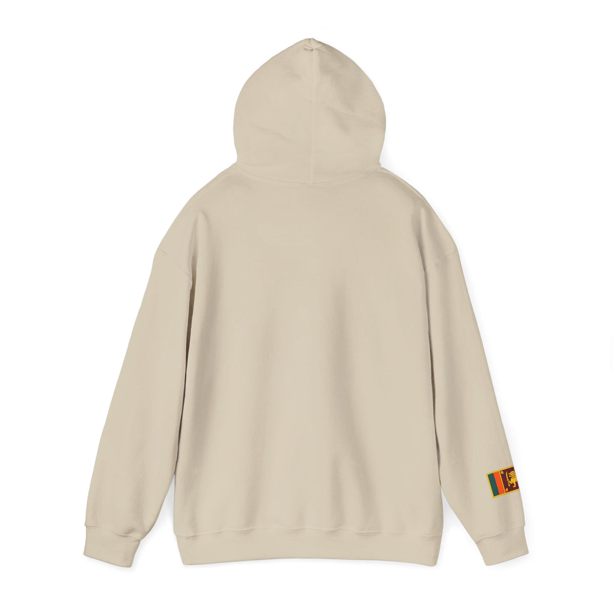 Sri Lanka Elephant Unisex Hoodie Gold Heritage Design