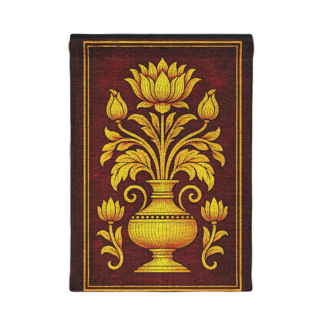 Punkalasa Woven Wall Tapestry | Sri Lankan Lotus Art