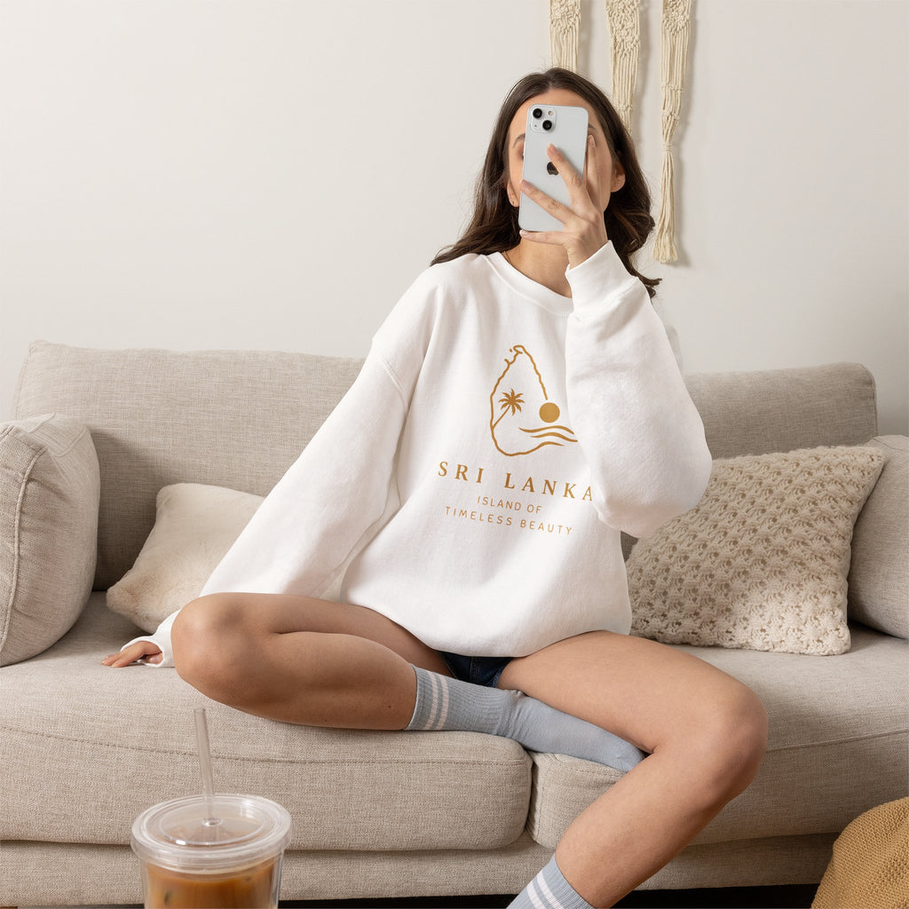 Sri Lanka Sunset Unisex Crewneck Sweatshirt Island Beauty