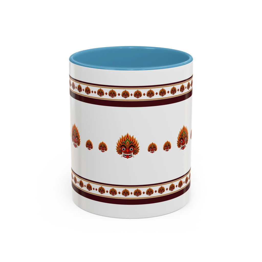 Raksha Mask Accent Coffee Mug Sri Lankan Design