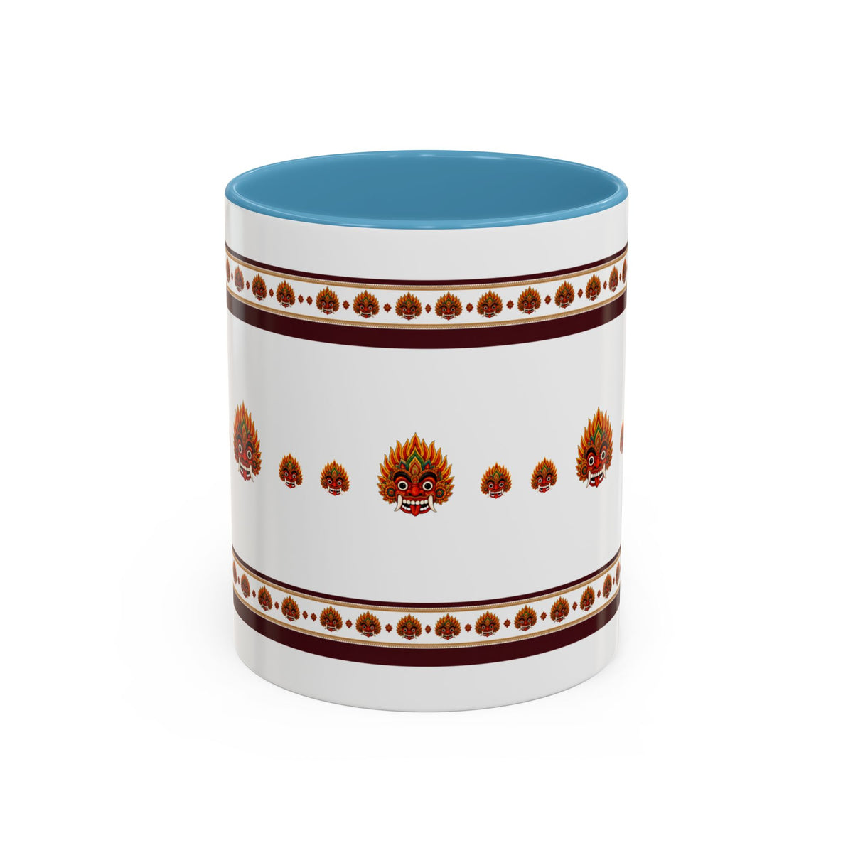 Raksha Mask Accent Coffee Mug Sri Lankan Design