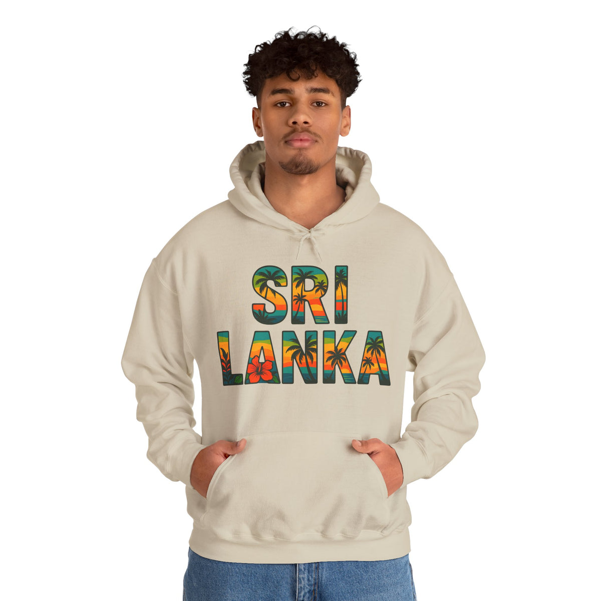 Sri Lanka Tropical Graphic Hoodie | Unisex Heritage Gift