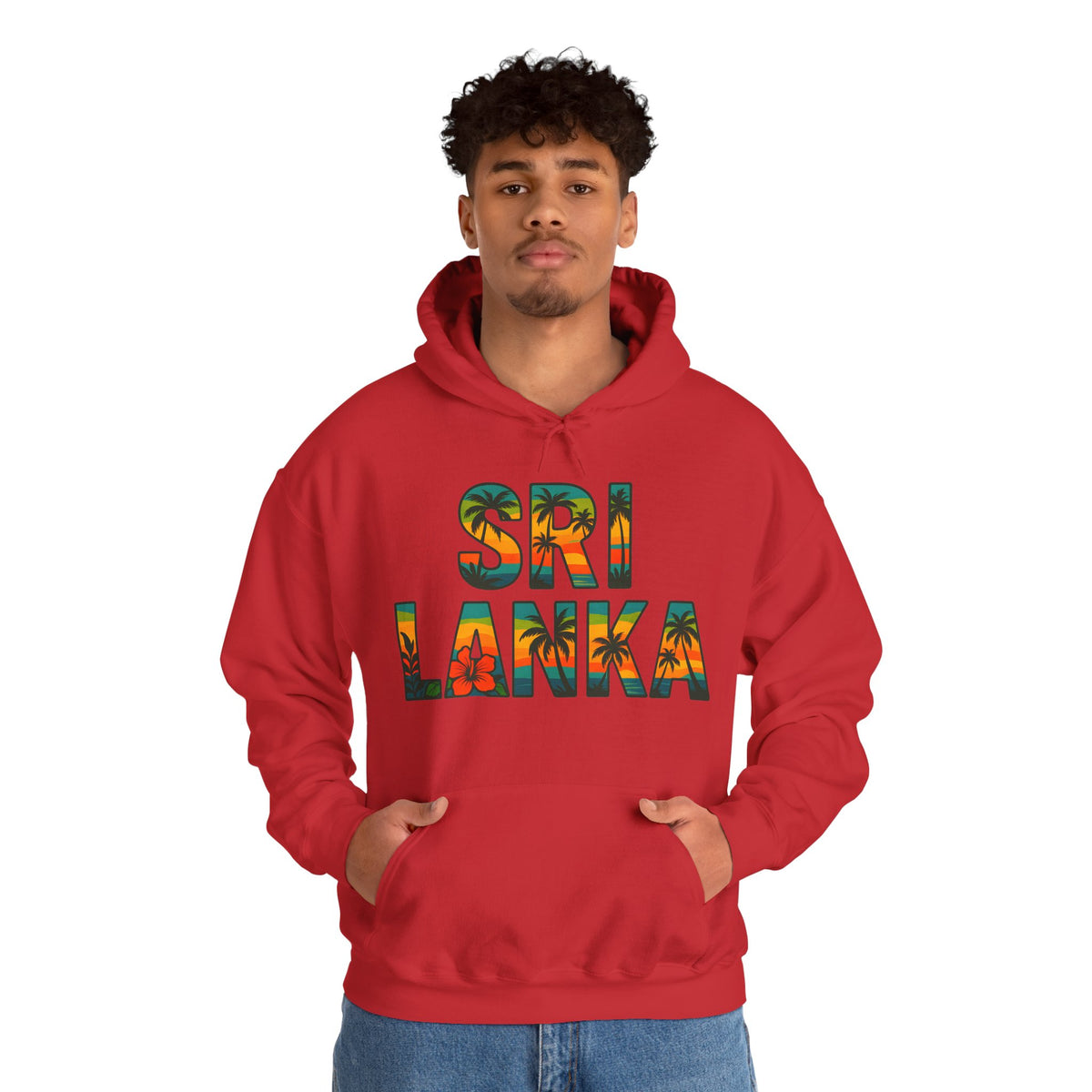 Sri Lanka Tropical Graphic Hoodie | Unisex Heritage Gift