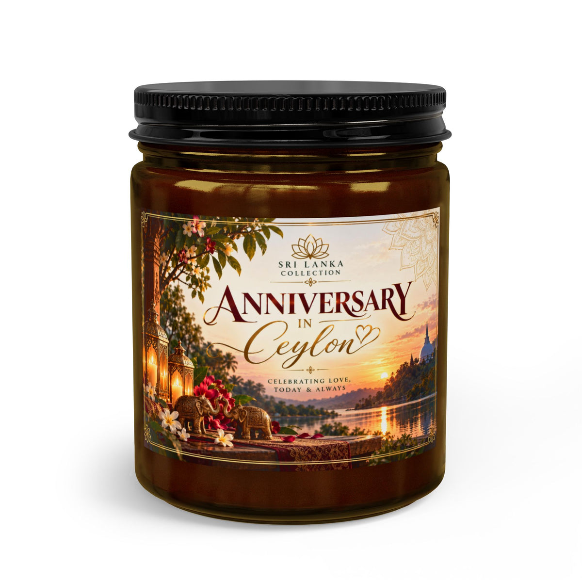 Anniversary Ceylon Candle Set with Wick Trimmer