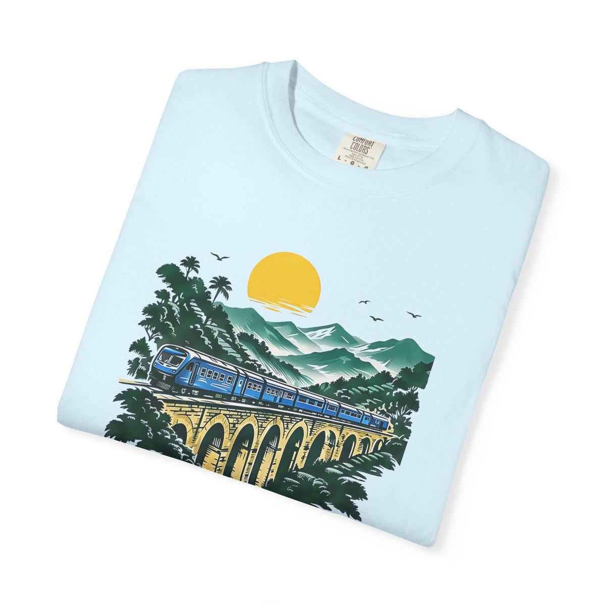 Sri Lanka Nine Arch Bridge Unisex T-Shirt Vintage Railway Tee