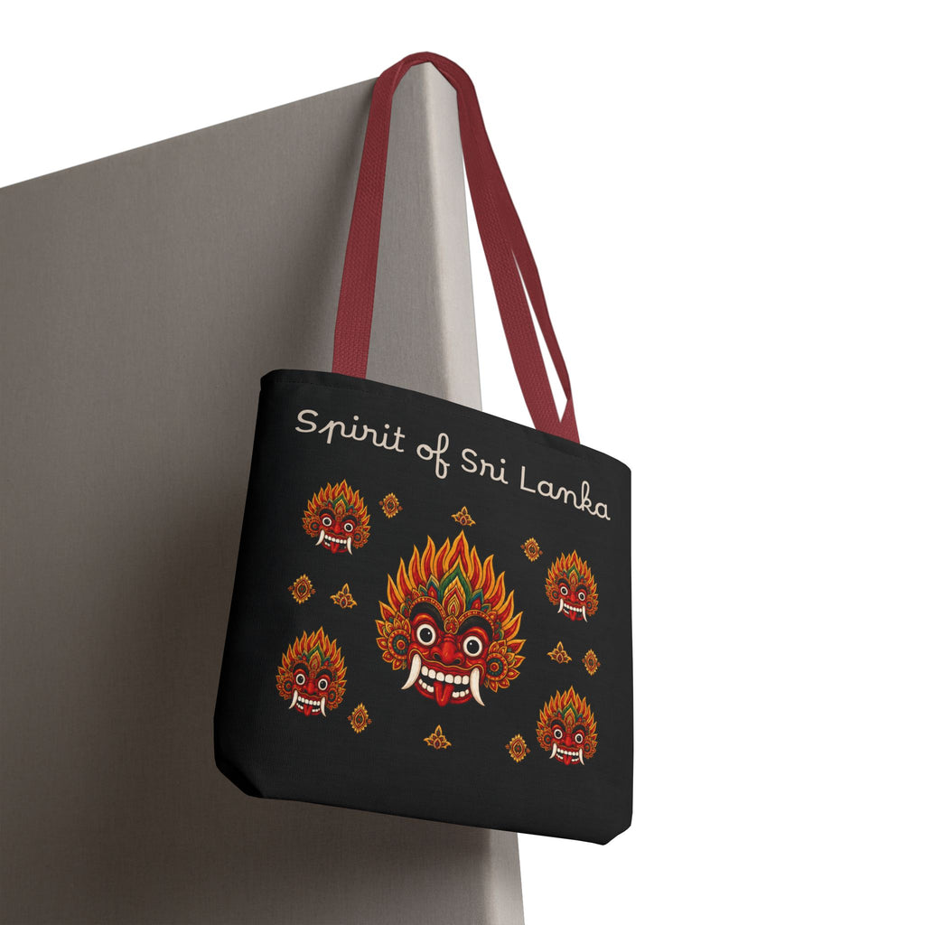 Sri Lankan Gift Tote Bag Spirit of Sri Lanka Raksha Mask Design