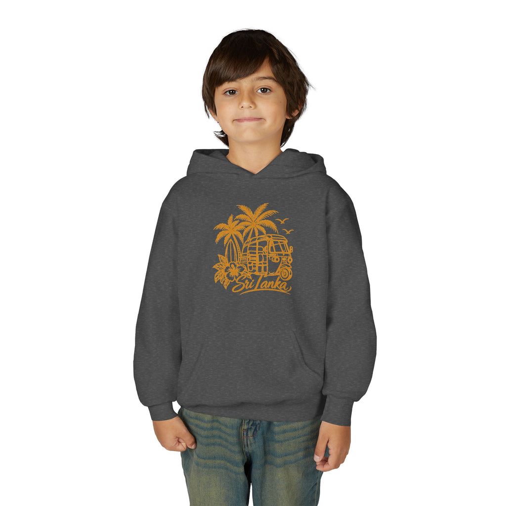 Sri Lanka Kids Hoodie Tropical Palm Tree Island Design