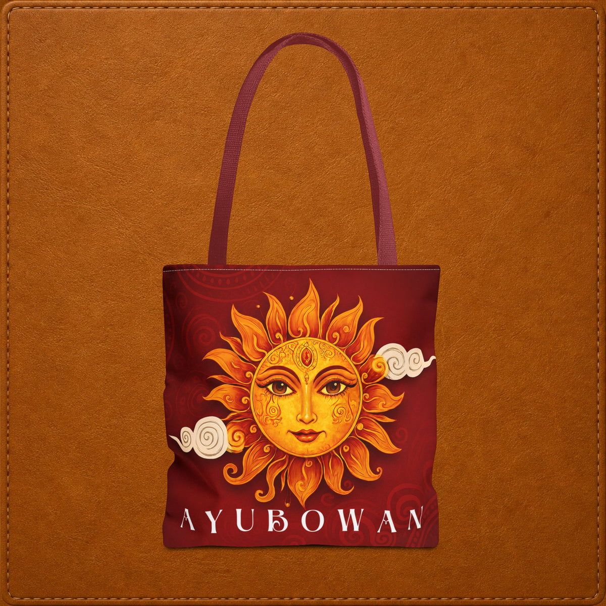 Ayubowan Sun Tote Bag  Sri Lankan Gift & Everyday Carry