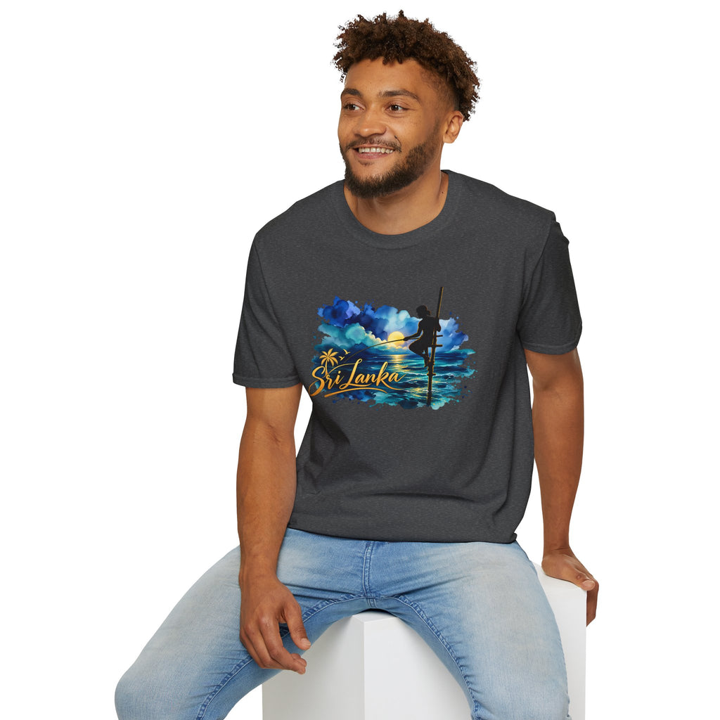 Sri Lanka Watercolor Surf T-Shirt