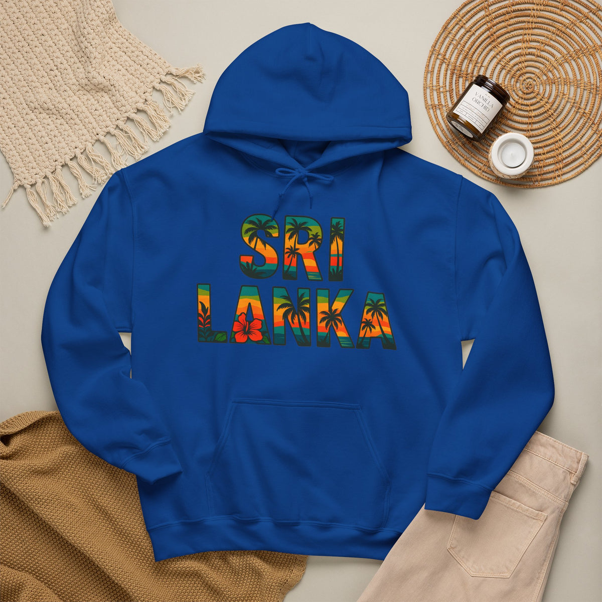 Sri Lanka Tropical Graphic Hoodie | Unisex Heritage Gift
