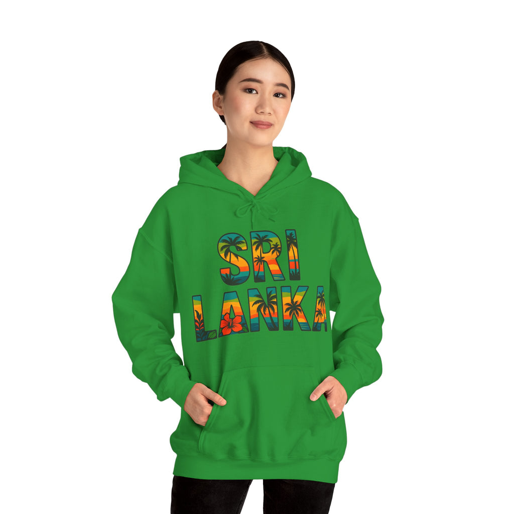 Sri Lanka Tropical Graphic Hoodie | Unisex Heritage Gift