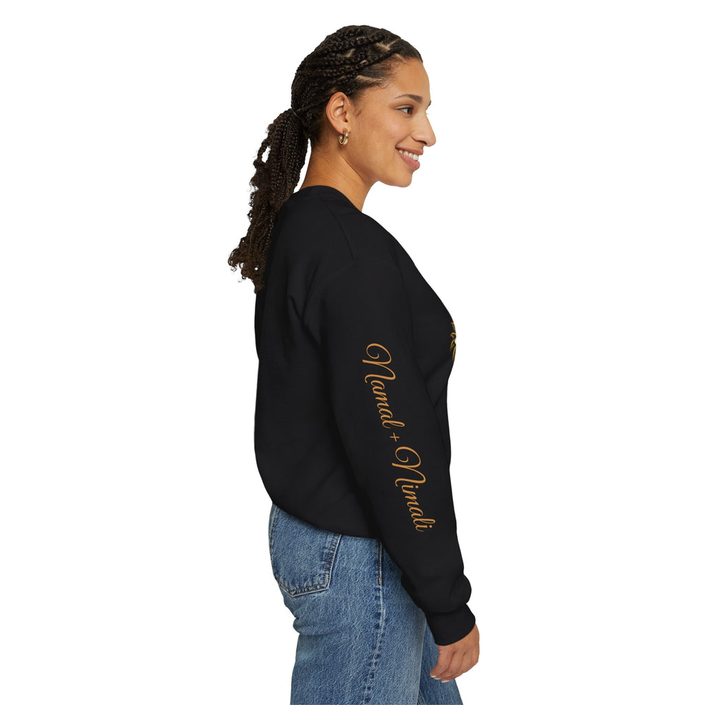 Personalized Sri Lanka Wedding Sweatshirt | Name on Right Sleeve