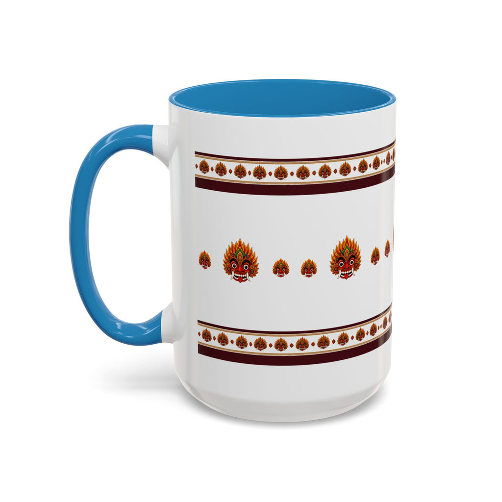 Raksha Mask Accent Coffee Mug Sri Lankan Design