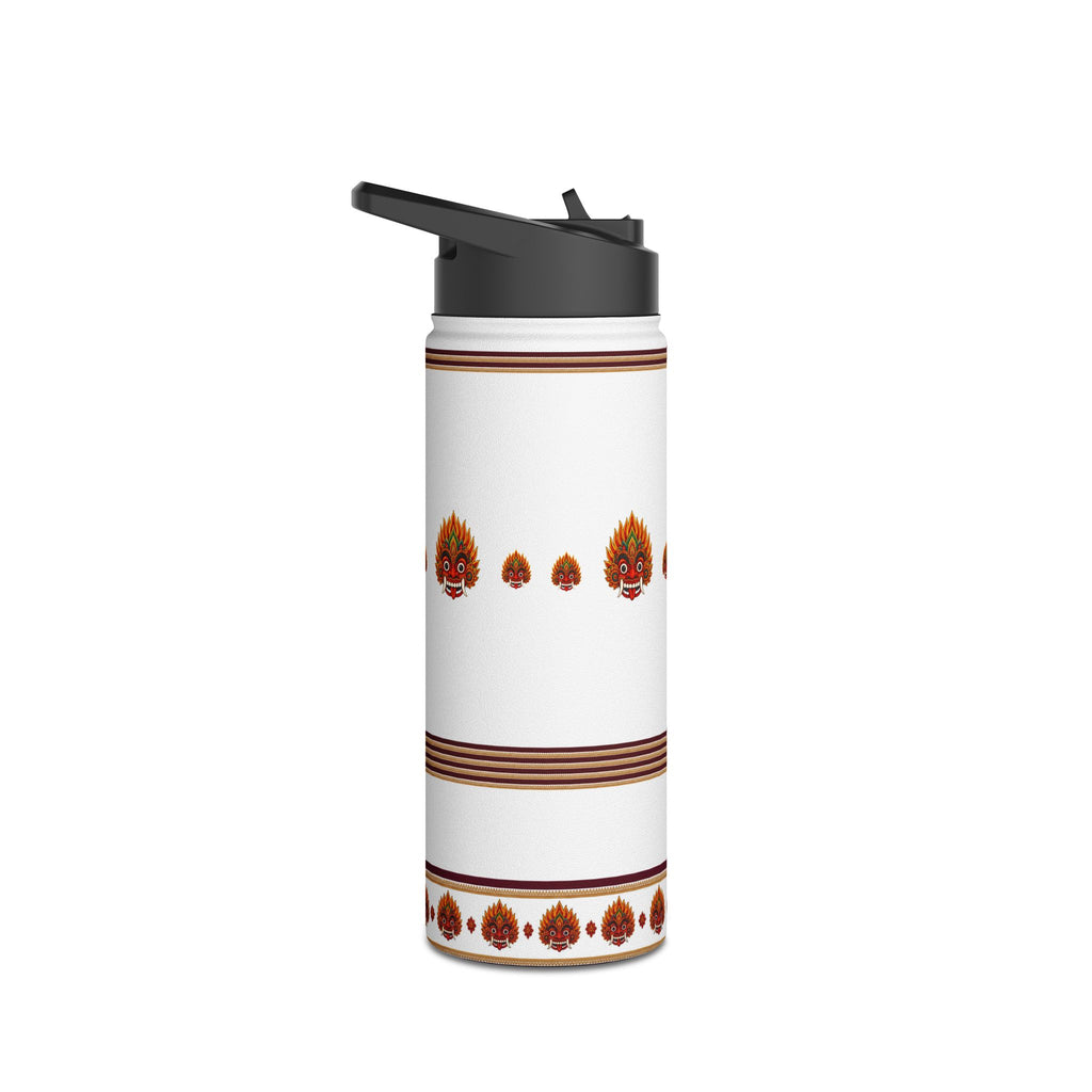 Raksha Mask Stainless Steel Water Bottle  Standard Lid