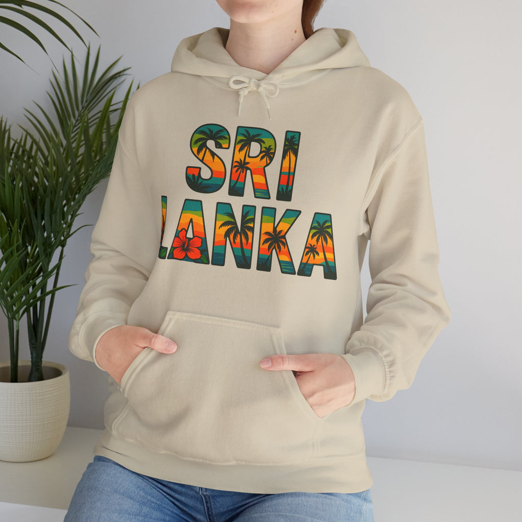 Sri Lanka Tropical Graphic Hoodie | Unisex Heritage Gift