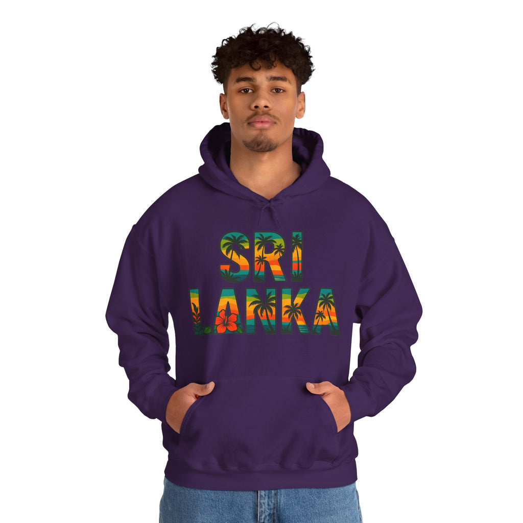 Sri Lanka Tropical Graphic Hoodie | Unisex Heritage Gift