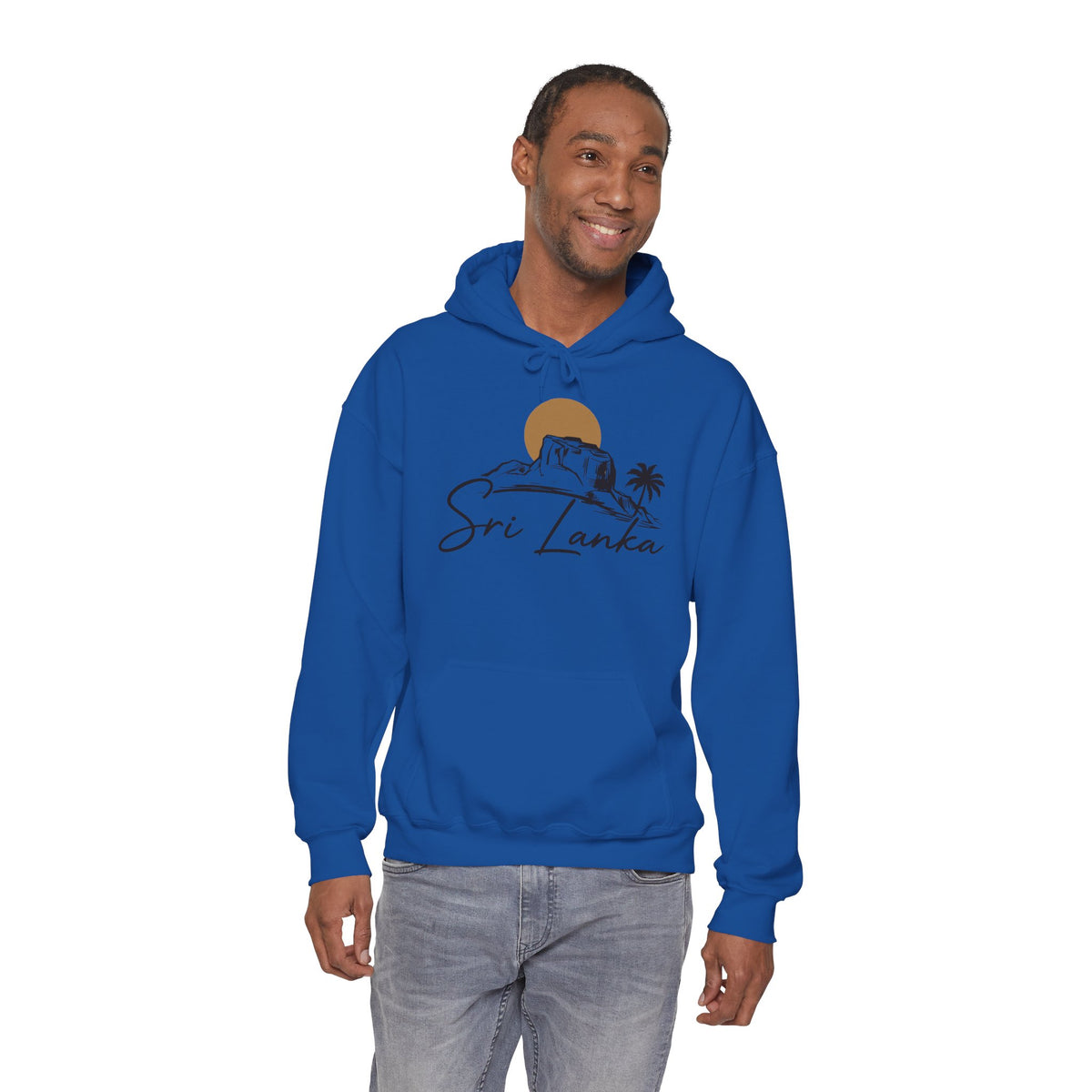 Sri Lanka Sunset Unisex Hoodie Palm Tree Beach Sweatshirt