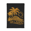 Sri Lanka Woven Wall Tapestry | Golden Palms & Island Art