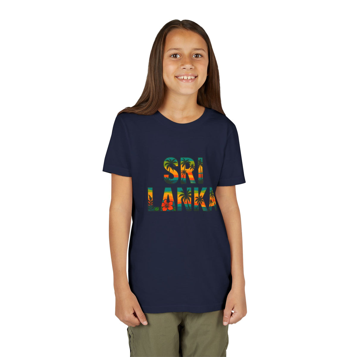 Sri Lanka Tropical Youth T-Shirt | Kids’ Heritage Gift